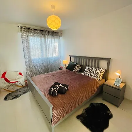 Apartamento Sunnyf2- Euroaiport-basel-trainstation-citycenter Saint-Louis (Haut-Rhin)