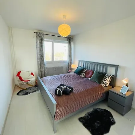 Sunnyf2- Euroaiport-basel-trainstation-citycenter Apartamento